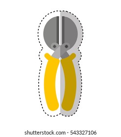 Electrician tool isolated icon vector illustration design