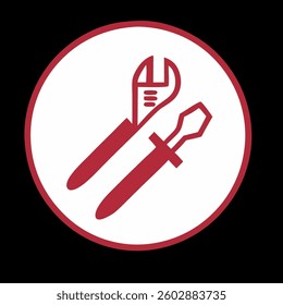 electrician tools icon, vector illustration