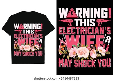 Electrician Vector Graphic T-shirt Design
