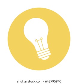 electricity bulb light energy power icon