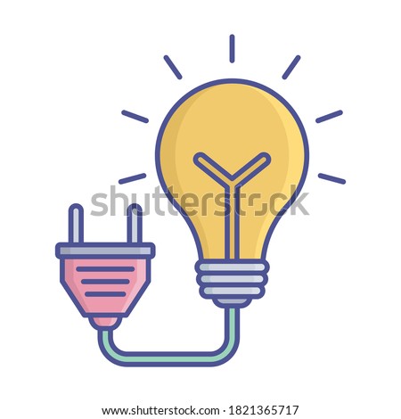 
Electricity bulb Vector Icon which can easily modify or edit
