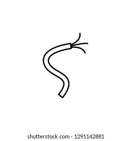 electricity, cable icon. Element of electricity for mobile concept and web apps illustration