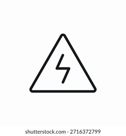 Elektrizitätswarnsymbol, Vektor