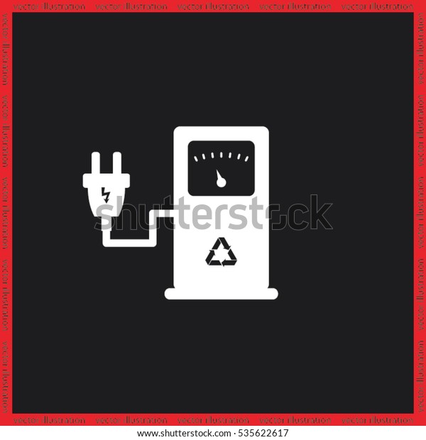 electricity charging station\
icon.