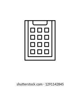 electricity, checklist icon. Element of electricity for mobile concept and web apps illustration