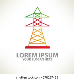 Electricity design,logo template,colour concept design,clean vector