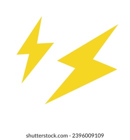 Electricity effect icon. Static electricity icon. Vector.
