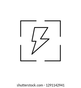electricity, electric field icon. Element of electricity for mobile concept and web apps illustration