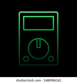 electricity, electric meter nolan icon. Simple thin line, outline vector of electricity icons for ui and ux, website or mobile application