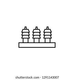 electricity, electrical circuit icon. Element of electricity for mobile concept and web apps illustration