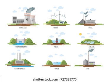 Electricity & energy illustration