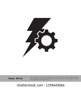 electricity engineering icon vector