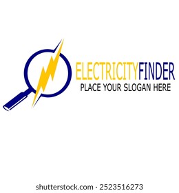 ELECTRICITY FINDER VEKTOR PLACE YOUR SLOGAN HERE