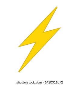 electricity icon. flat illustration of electricity vector icon for web