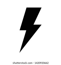 Electricity icon flat vector illustration design isolated on white background