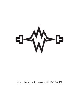 electricity icon illustration isolated vector sign symbol