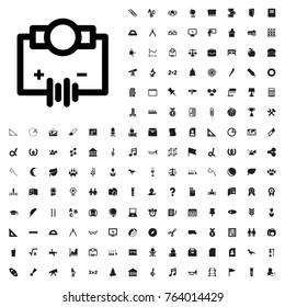 Electricity icon illustration isolated vector sign symbol. education icons set for web and mobile.