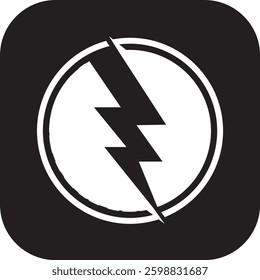 ELECTRICITY ICON, lightning bolt icon