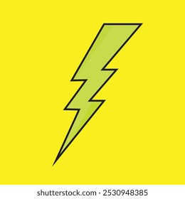 ícone de eletricidade com imagem relâmpago
