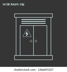 Electricity icon line element. Vector illustration of electricity icon line isolated on clean background for your web mobile app logo design.
