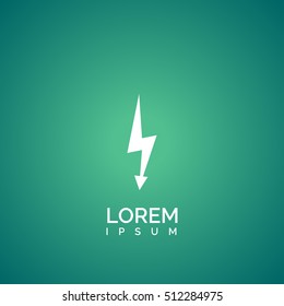 electricity icon. electricity logo