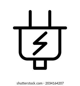 electricity icon or logo isolated sign symbol vector illustration - high quality black style vector icons
