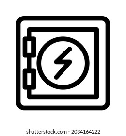 electricity icon or logo isolated sign symbol vector illustration - high quality black style vector icons
