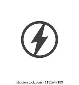 Electricity icon or logo vector design
