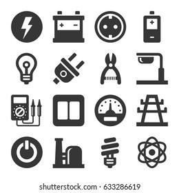 Electricity Icon Set