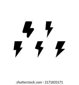 Electricity Icon Set Vector Symbol Design Illustration