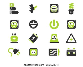 Electricity icon. simply symbol for web icons