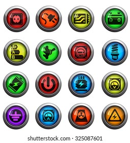 Electricity icon. simply symbol for web icons