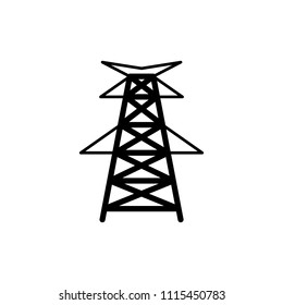 Electricity icon suitable for info graphics, websites and print media and interfaces. Line vector icon.