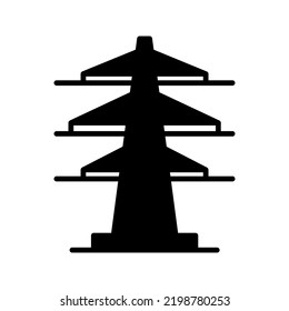 Electricity icon suitable for info graphics color editable