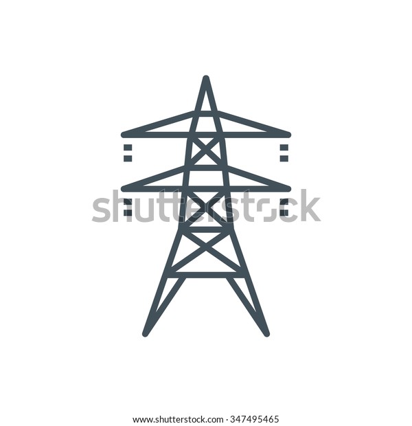 Electricity icon suitable\
for info graphics, websites and print media and  interfaces. Line\
vector icon.