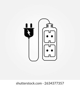 electricity icon symbol illustration vector eps10 logo template