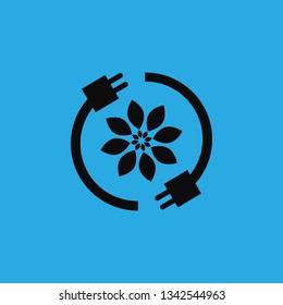electricity icon vector