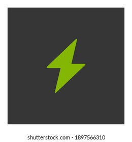 electricity icon. Vector illustration EPS 10.