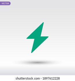 icono de la electricidad. Ilustración del vector EPS 10.