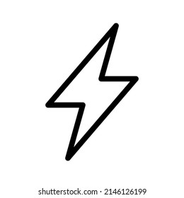 Icono de electricidad Símbolo de diseño Ilustración de diseño