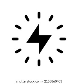 Electricity Icon Vector Symbol Design Illustration