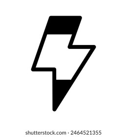 Electricity Icon Vector Symbol Design Illustration