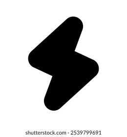 Icono de electricidad Ilustración de diseño de símbolo de Vector