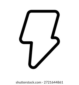 Illustration zum Entwurf eines Vektorsymbol für Elektrizität