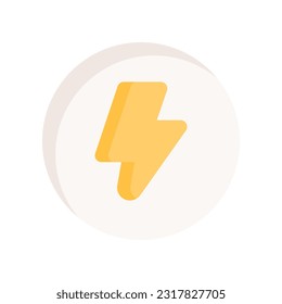 Elektrizitätssymbol für Ihr Website-Design, Logo, App, UI.