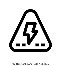 electricity icon for your website, mobile, presentation, and logo design.