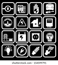 Electricity icons