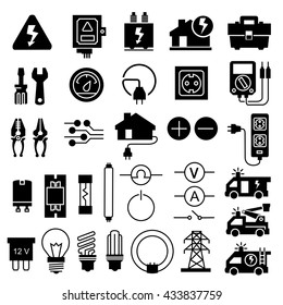 Electricity icons