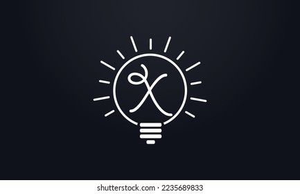 Electricity light logo and Electricity fiber logo with lighting bulb letter vector design and online bulb vector logo. Idea bulb symbol