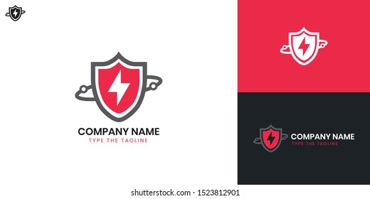Electricity logo - All elements on this template are editable with vector software, suitable for Electricity Business / Industry.